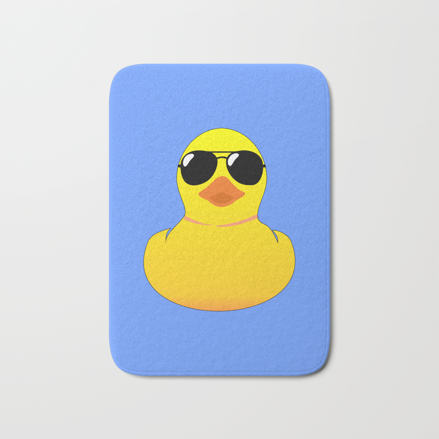 Cool Rubber Duck Bath Mat By Alfredhuxley Society6