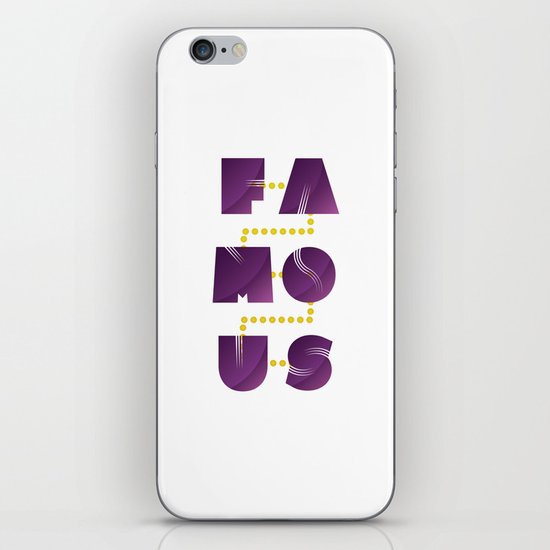 Famous iPhone & iPod Skin