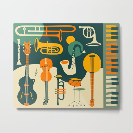 JUST JAZZ Metal Print