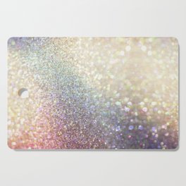 Luxurious Iridescent Glitter Cutting Board