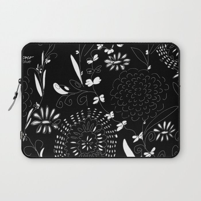 black toile by cocoblue Laptop Sleeve