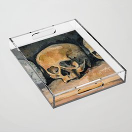 Paul Cezanne - The Three Skull Acrylic Tray