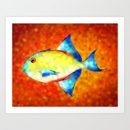 Esperimentoza - gorgeous fish Art Print