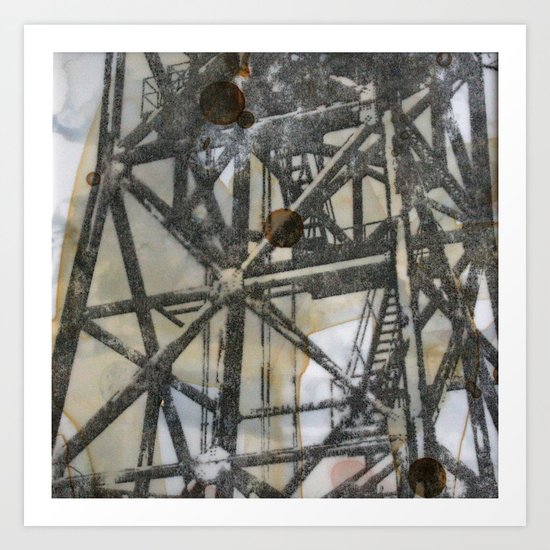 Tower on mylar Art Print