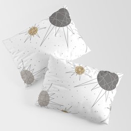 Atomic Stars Neutral Pillow Sham