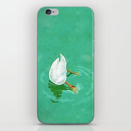 Duck diving iPhone Skin