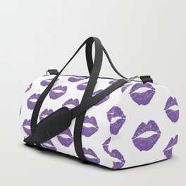 Purple Lips Duffle Bag