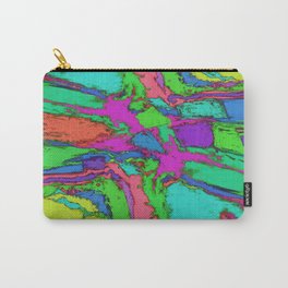 Road block 2 Carry-All Pouch | Abstract, Digital, Panels, Highlydecorative, Intense, Coloredshapes, Light, Verybrightcolours, Chunks, Digitallypainted 