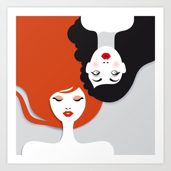 Beauty comes in all colors Art Print