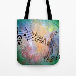 Abstract MUSIC Tote Bag