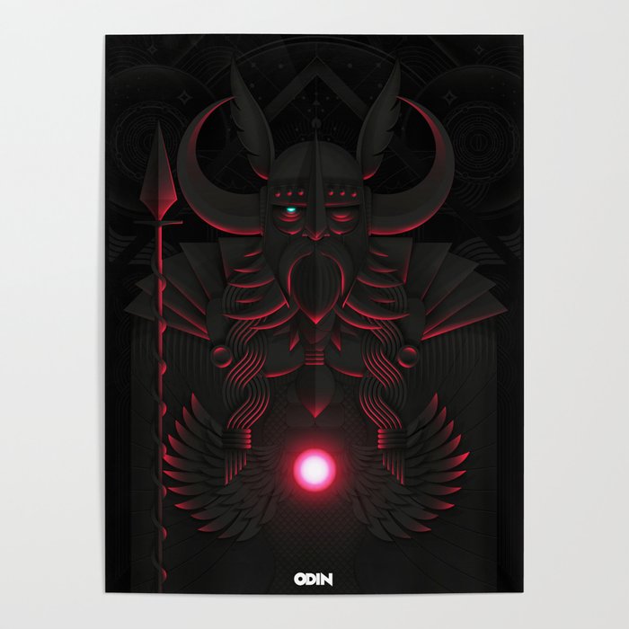 Odin | Animal Gods Poster