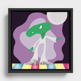 T-Rex Disco Man – Boogie Version Framed Canvas
