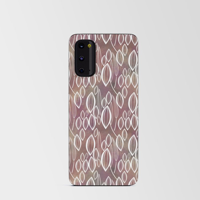 wcolorbg-leafs Android Card Case