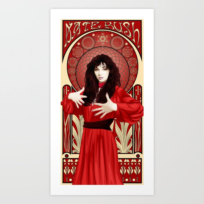 Kate Bush Art Print by michaeljeanrenaud | Society6