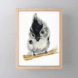 Judgy Little Bird Framed Mini Art Print
