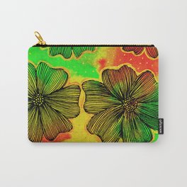 Flower Pattern Design Carry-All Pouch