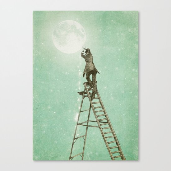 Waning Moon Canvas Print