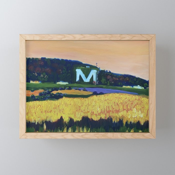 Platte Mound Framed Mini Art Print