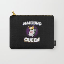 Mahjong Queen Game Mahjong Player Games Graphic Carry-All Pouch