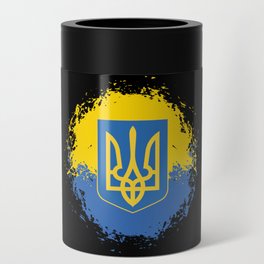 Ukrainian symbol ukrainian banner Can Cooler