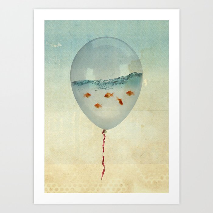 Balloon Fish Art Print