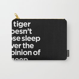 Quote Carry-All Pouch | Black and White, Funny, Love, Typography 