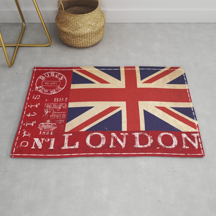 Union Jack Great Britain Flag Rug