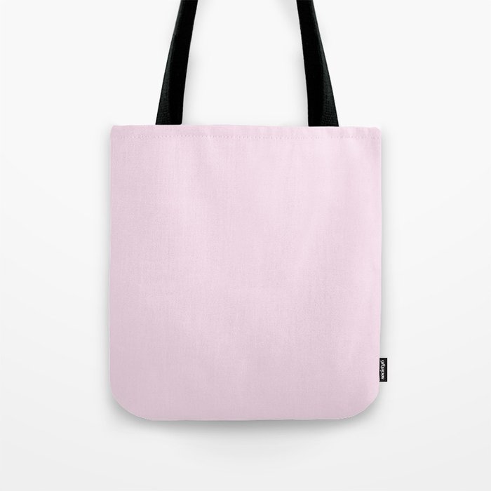 Heather Tint light pastel pink solid color modern abstract pattern  Tote Bag