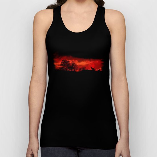 Cry wolf Unisex Tank Top