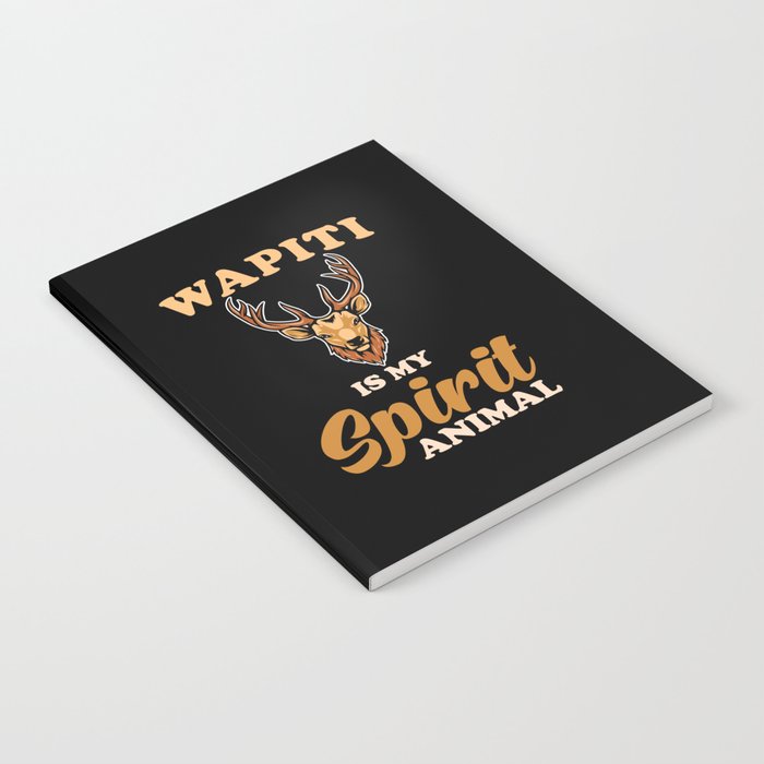 Wapiti Spirit Animal Notebook