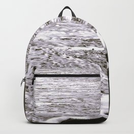 Luxurious Ocean Waves On Tranquil Beach Backpack