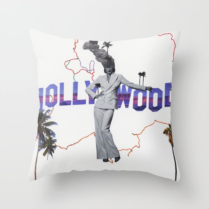 Road To Riches Throw Pillow