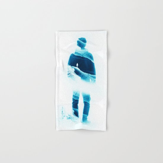 Love Isolation in Teal Hand & Bath Towel