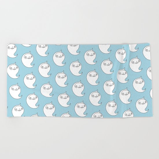 Ghost (Analog Fetish Monsters) Beach Towel