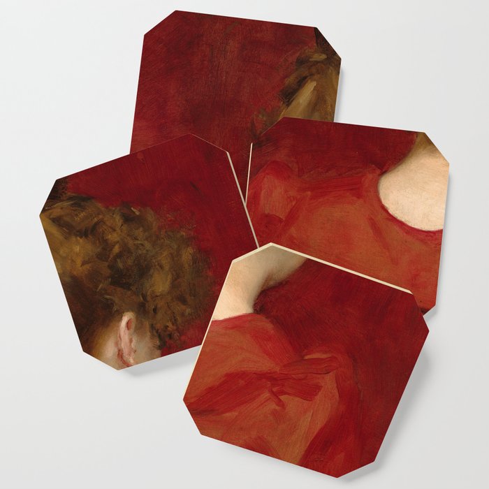 Study of Lilia by Carolus-Duran Coaster