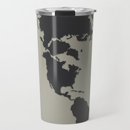 Dymaxion Map - Greys Travel Mug
