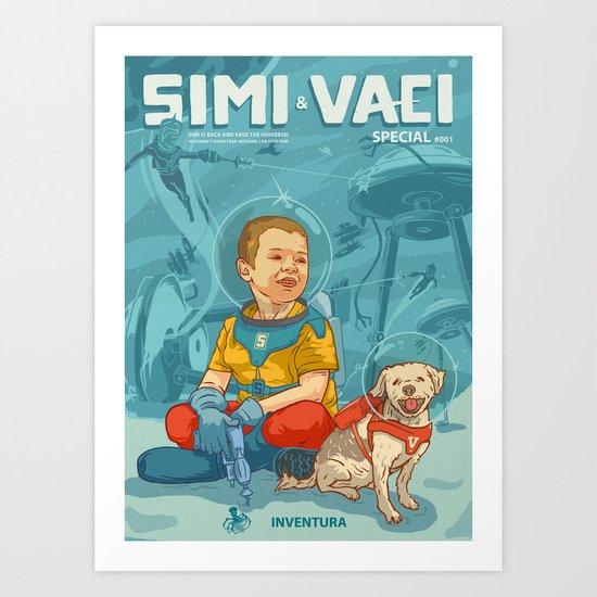 Simi & Vaci Art Print