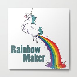 Rainbow Maker Metal Print