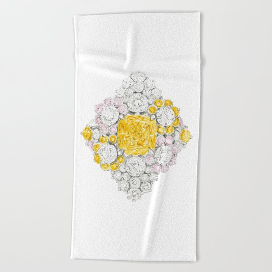 Romb Ring Beach Towel