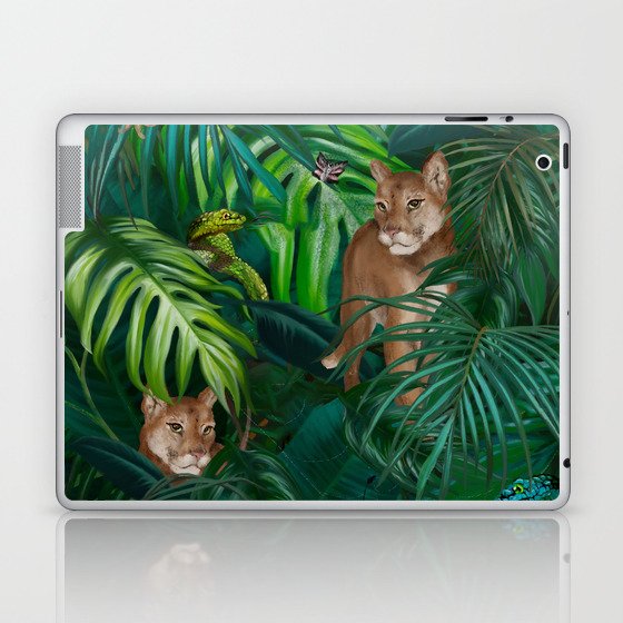 Jungle Lion Prints Laptop & iPad Skin