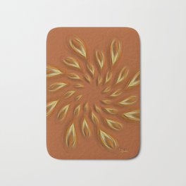 Sunflower  Bath Mat | Painting, Digital, Abstract 