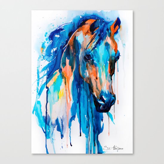 Horseee Canvas Print