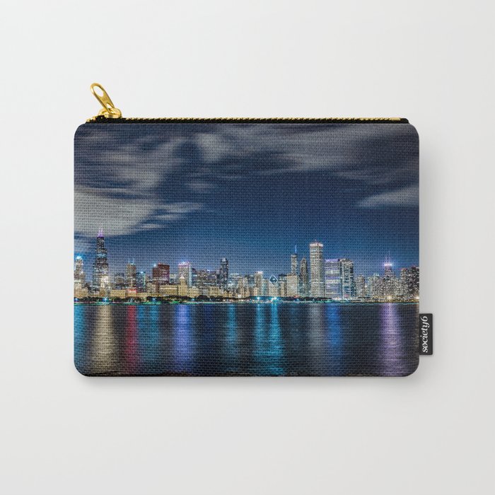 The Chicago Skyline from the Adler Planetarium Carry-All Pouch