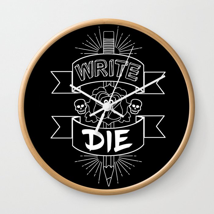 Write or Die Wall Clock