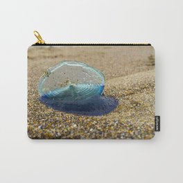 Velella Velella (By-the-Wind Sailor) Carry-All Pouch | Ocean, Velella, Landscape, Beach, Photo, Animal, Irissandkuhler, Jellyfish, Digital, Macro 