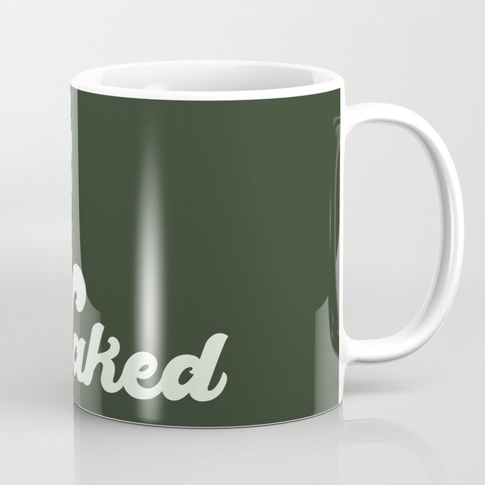 Get Naked in Green Coffee Mug