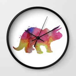 Triceratops Wall Clock