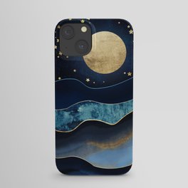 Golden Moon iPhone Case
