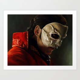 The Phantom Of The Opera Art Print By Annike Society6