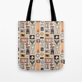 Gothic Mansion Wall of Frames (light) Tote Bag